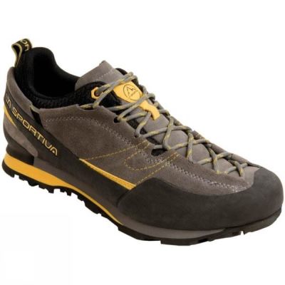 Zapatos La Sportiva Boulder X Hombre - Gris / Amarillo - Chile CQE920843